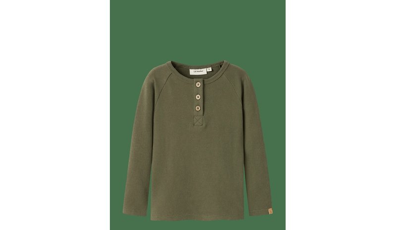 LIL'ATELIER Nmmluno Ls Slim Top Lil - WINTER MOSS - 92 – kuva 1/2
