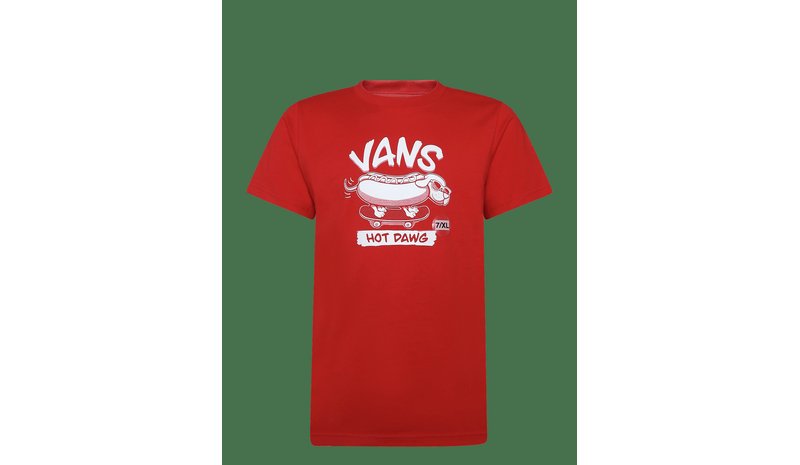 VANS Hot Dawg Ss Tee - RACING RED - 4 – kuva 1/2