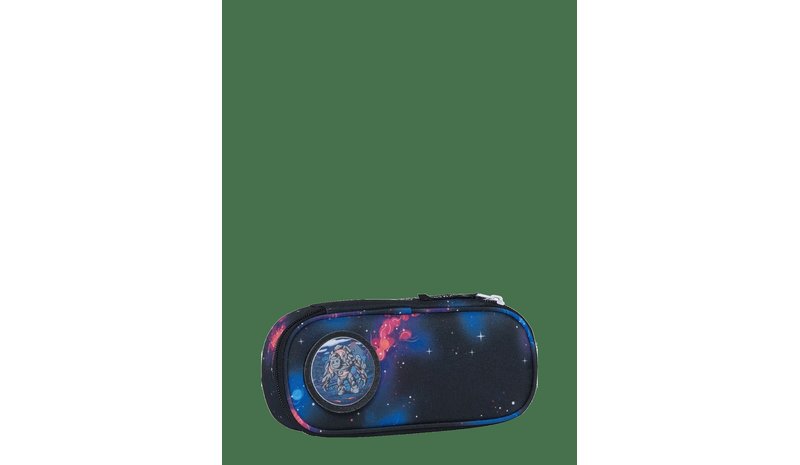 BECKMANN NORWAY Oval Pencil Case, Ninja Elements - BLACK - One Size – kuva 1/2