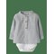 NAME IT Nbmfar Ls Shirtbody - CLOUD DANCER - 86 – kuva 1