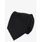 PORTIA 1924 Polyester Tie Solid - BLACK - One Size – kuva 1