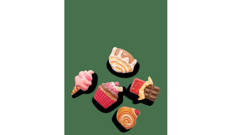 CROCS Sweet Treats 5 Pack - WHITE - One Size – kuva 1/2