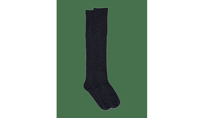 MP DENMARK Megan Knee Socks - NAVY - 37/39 – kuva 1/2