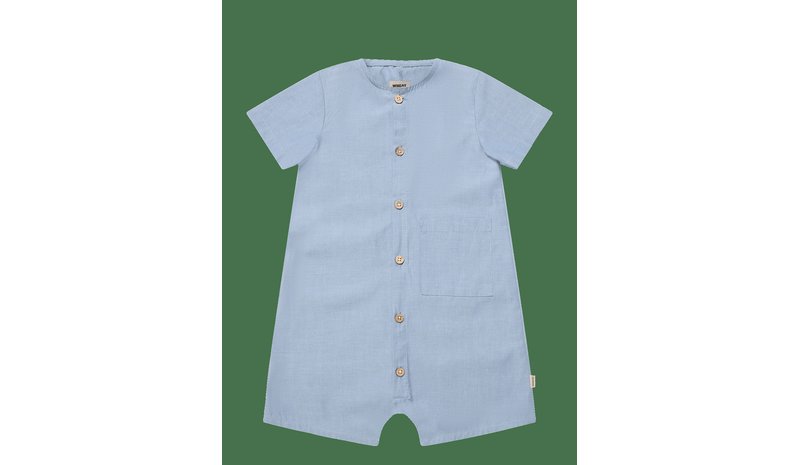 WHEAT Playsuit Frederik - BLUE CHAMBREY - 86 – kuva 1/2