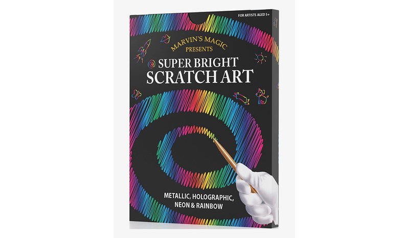 MARVIN'S MAGIC Magic Super Bright Scratch Art - MULTI - One Size – kuva 1/2