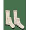 MINYMO Stocking W.pointelle (2-Pack) - BURNISHED LILAC - 140\146 – kuva 1