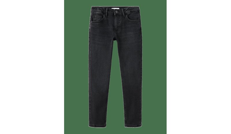 MANGO Slim Fit Cotton Jeans - OPEN GREY - 140 – kuva 1/2