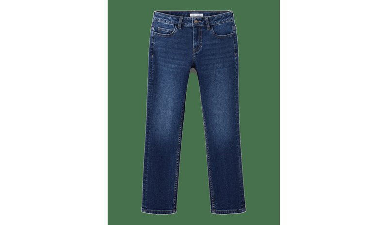 MANGO Slim Fit Cotton Jeans - OPEN BLUE - 140 – kuva 1/4