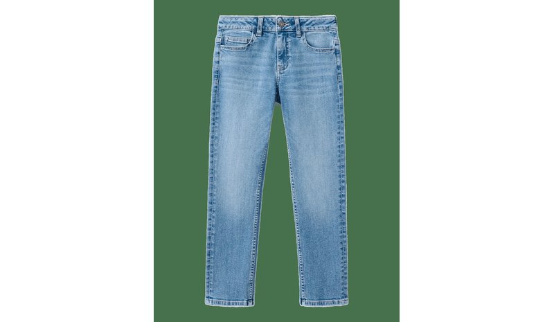MANGO Slim Fit Cotton Jeans - OPEN BLUE - 128