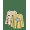LINDEX Top Ls Dino 2 Pack - LIGHT DUSTY GREEN - 92 – kuva 1