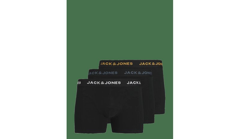 JACK & JONES Jacconor Solid Trunks 3 Pack Noos - BLACK - XL – kuva 1/4
