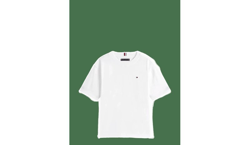 TOMMY HILFIGER Essential Archive Fit Tee Ss - WHITE - 128 – kuva 1/2