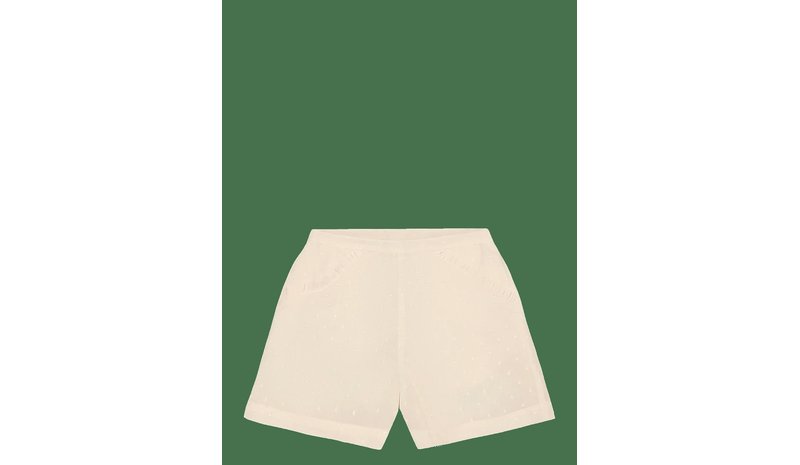 EN FANT Shorts Dobby - EGGNOG - 110 – kuva 1/2
