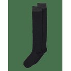MP DENMARK Wool/Silk Knee Socks - BLACK - 40/42