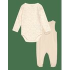 FIXONI Body Ls W.romper - OATMEAL - 50
