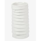 METTE DITMER Ribbon Vase, Small - OFF-WHITE - H7 cm