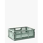 3 SPROUTS Modern Folding Crate - Large - GREEN - 43.5 cm X 29.4 cm X 17.9 cm