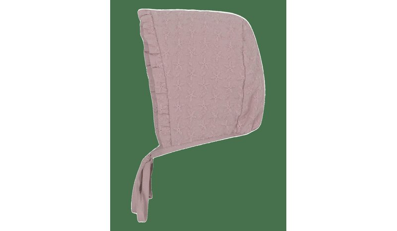 MP DENMARK Flora Baby Bonnet - ROSE GREY - 47 – kuva 1/2