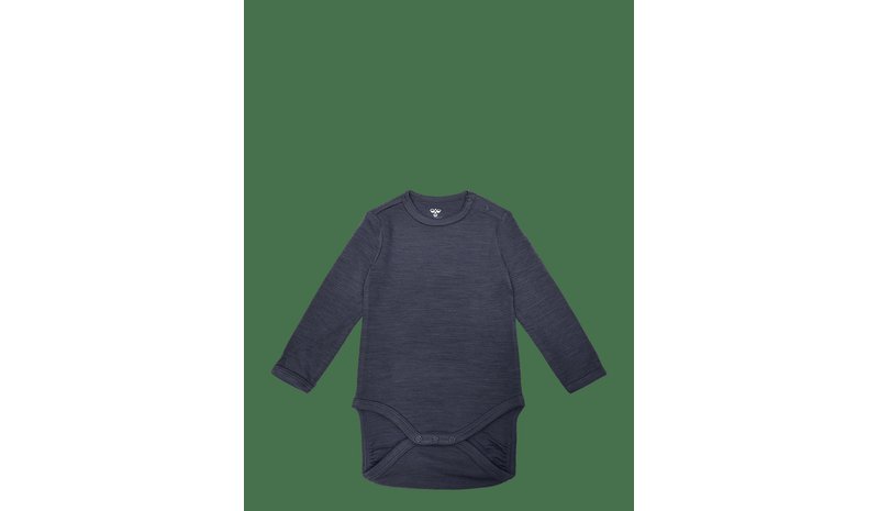 HUMMEL Hmlmini Wool Solid Body L/S - GRAY RIDGE - 98 – kuva 1/3