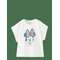 MANGO Camiseta Mcara - NATURAL WHITE - 110 – kuva 1