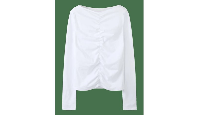 NAME IT Nkfbira Ls Slim Top - CLOUD DANCER - 116 – kuva 1/2