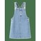 MANGO Short Denim Pinafore - OPEN BLUE - 116 – kuva 1