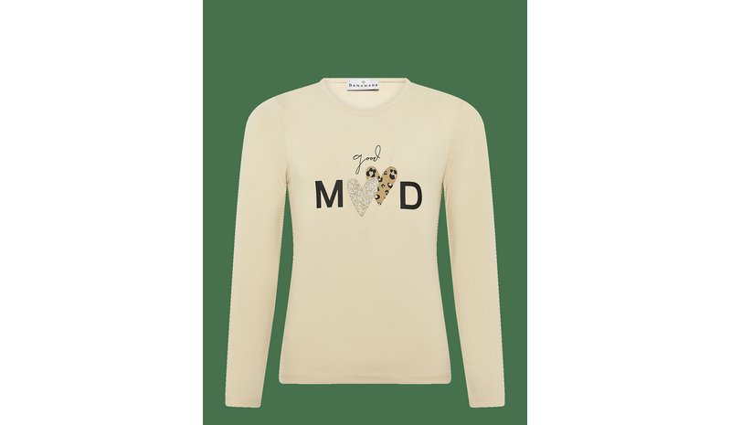 DANAMADE Shirt Dsvea - CRÈME - 140 – kuva 1/2