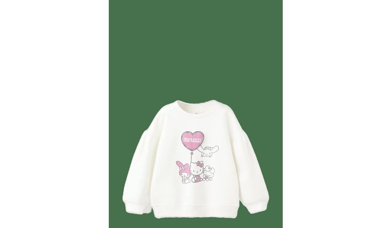 MANGO Hello Kitty Sweatshirt - NATURAL WHITE - 92 – kuva 1/2