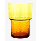 ANNA VON LIPA Luna Spiral Tumbler High - AMBER - 25 CL