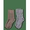 ALPACASOCKS&CO Merino Lifestyle Kids 2-Pack - ARGENTO SOLID/GLACÉ SOLID - 37-39 – kuva 1