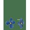 BY JOLIMA Lilly Earring - BLUE - One Size 3 cm – kuva 1