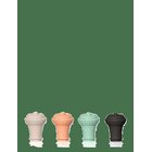 VACUVIN Wine Stoppers Loop Vacuvin® - JADE GRAPHITE SAND TERRA - 4.8X4.2X3.9 cm