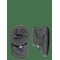 MELTON Structure Textile Slippers - MEDIUM GREY MELANGE - 18/19 – kuva 1