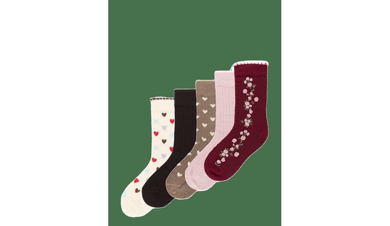MINIPOP Mpopmena Bamboo Socks 5-Pack - COFFEE BROWN - 27/30 – kuva 1/2