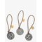 METTE DITMER Globe Baubles, 3-Pack - BLACK - 3.5X12 cm – kuva 1