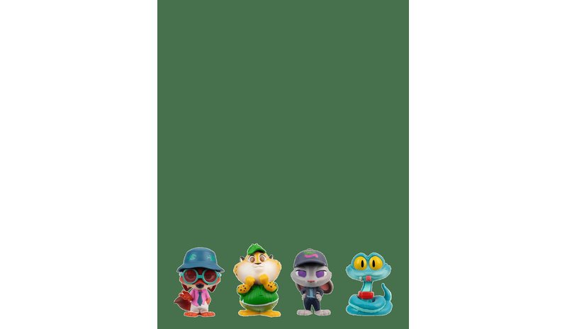 ZOOTROPOLIS Zootropolis Tiny Tails Figure 5 Pack 4 Cm - MUTI - One Size – kuva 1/2