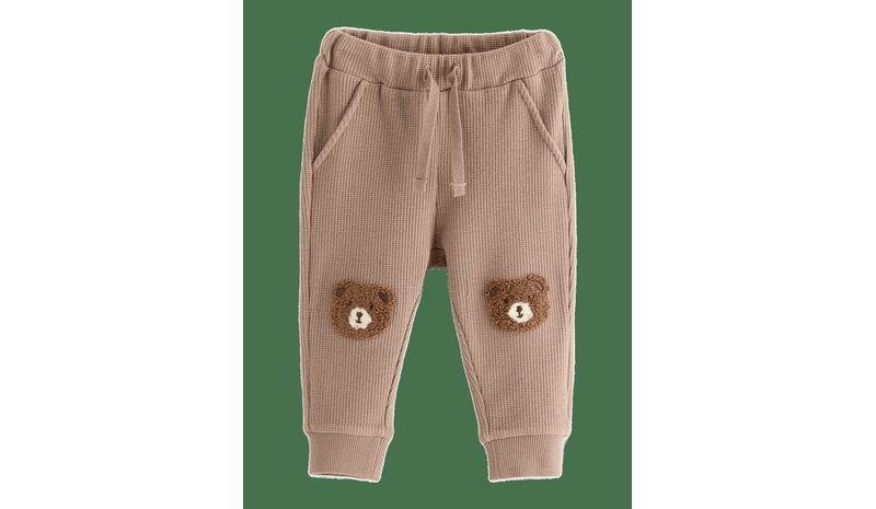 LINDEX Waffled Joggers - LIGHT DUSTY BROWN - 86 – kuva 1/2