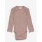 SMALLSTUFF Body Ls, Off. White Drop Needle, Merino Wool - POWDER - 80 – kuva 1