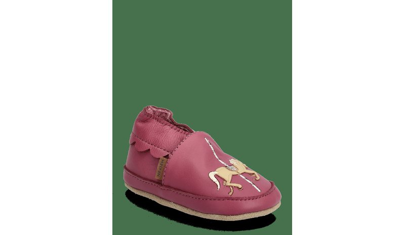 MELTON Carousel Leather Slippers - RED VIOLET - 24/25 – kuva 1/2