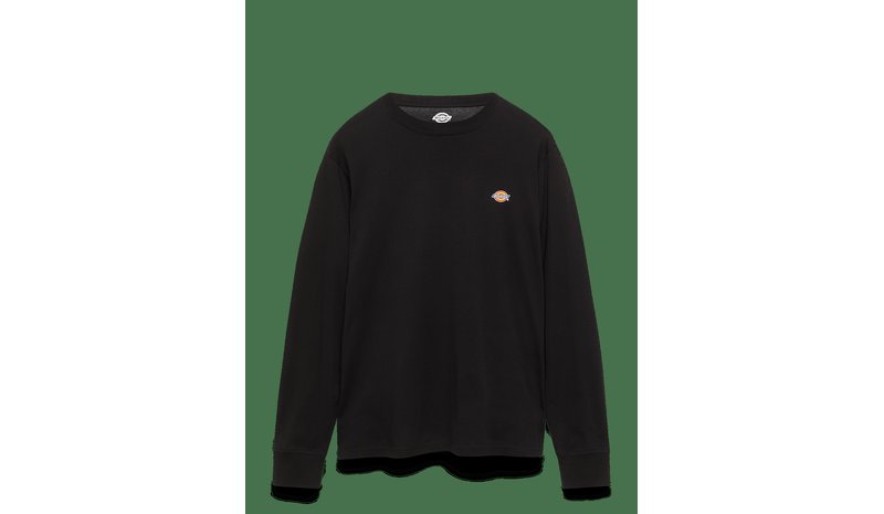 DICKIES M Ls Mapleton Tee - BLACK - S – kuva 1/2