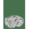 PIECES Pcdonna Ring Box Wp - SILVER COLOUR - One Size – kuva 1