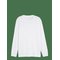 TOM TAILOR Basic Longsleeve T-Shirt - WHITE - M – kuva 1