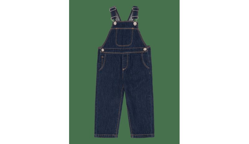 MANGO Long Denim Jumpsuit - OPEN BLUE - 86