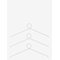 NORDIC FUNCTION Loop It Hanger, 3 Pcs - WHITE - One Size – kuva 1