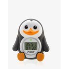 REER Myhappypingu 2In1 Digital Bath And Room Thermometer - BLACK - One Size