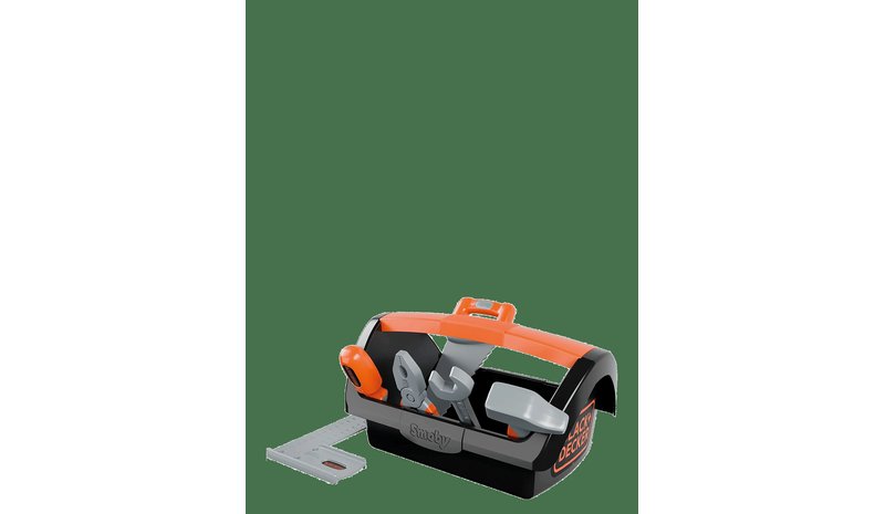 SMOBY Black+Decker Tool Box + 6 Tools - BLACK - One Size – kuva 1/2