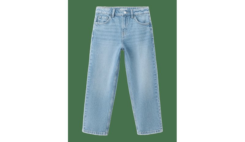 MANGO Straight Fit Jeans - OPEN BLUE - 128