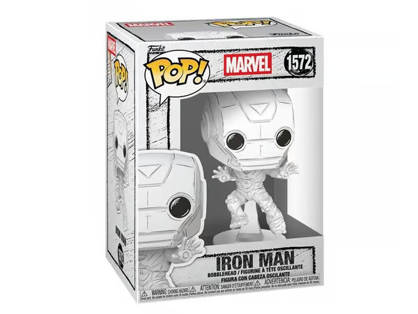 Funko Pop! Marvel: Sketched - Iron Man FIGU