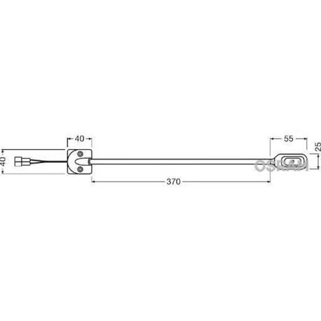 Osram 12/24V LED karttavalo kiinteä asennus