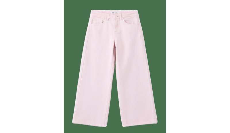 MANGO Jeans Wide Leg - PINK - 116 – kuva 1/2